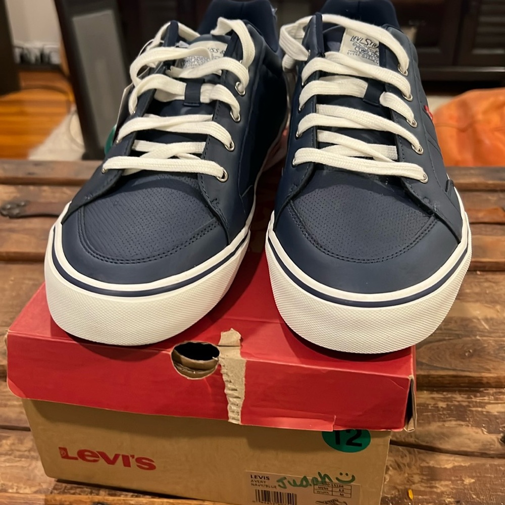 Brand new Levi’s size 12 blue never been worn synthetic